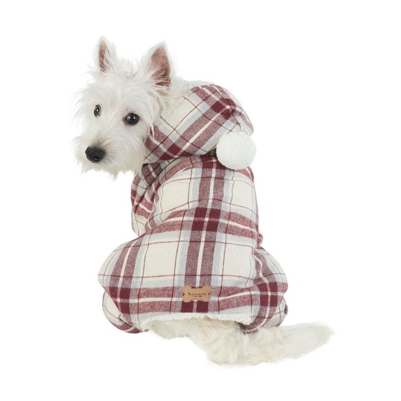 Koolaburra by UGG Alfie Pet Sherpa Plaid  Pajama/Jacket - Large Dog - Picture 1 of 11